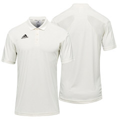 adidas Howzat Short Sleeved Cricket Polo Shirt  - Snr