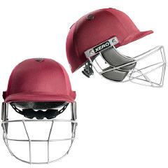 Hunts County Xero Cricket Helmet Maroon - Jnr 2023