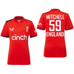 England Castore 2024 Personalised T20 Cricket Shirt - Jnr