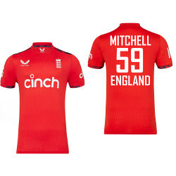 England Castore 2024 Personalised T20 Cricket Shirt - Snr